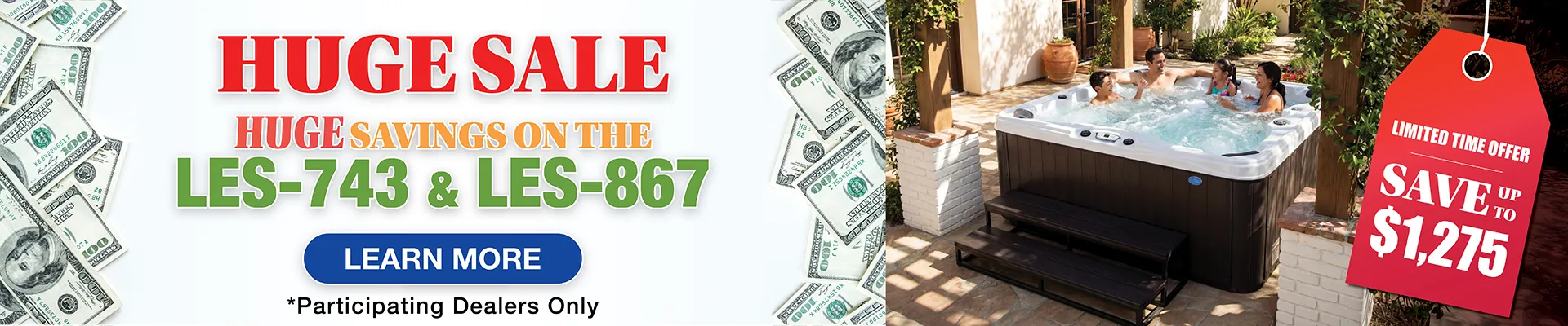 Calspas hot tub being used in a family setting - Victoria